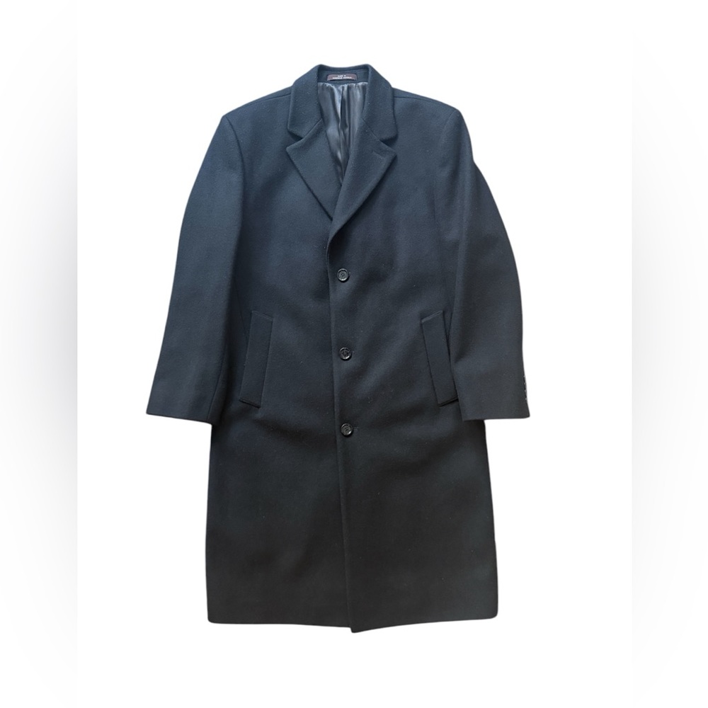 Michael Kors Men's Black Overcoat Size 40S